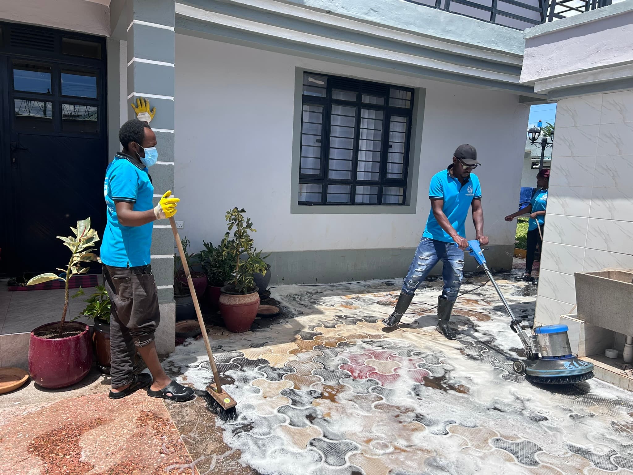 Terrazzo cleaning Nairobi Kenya 2