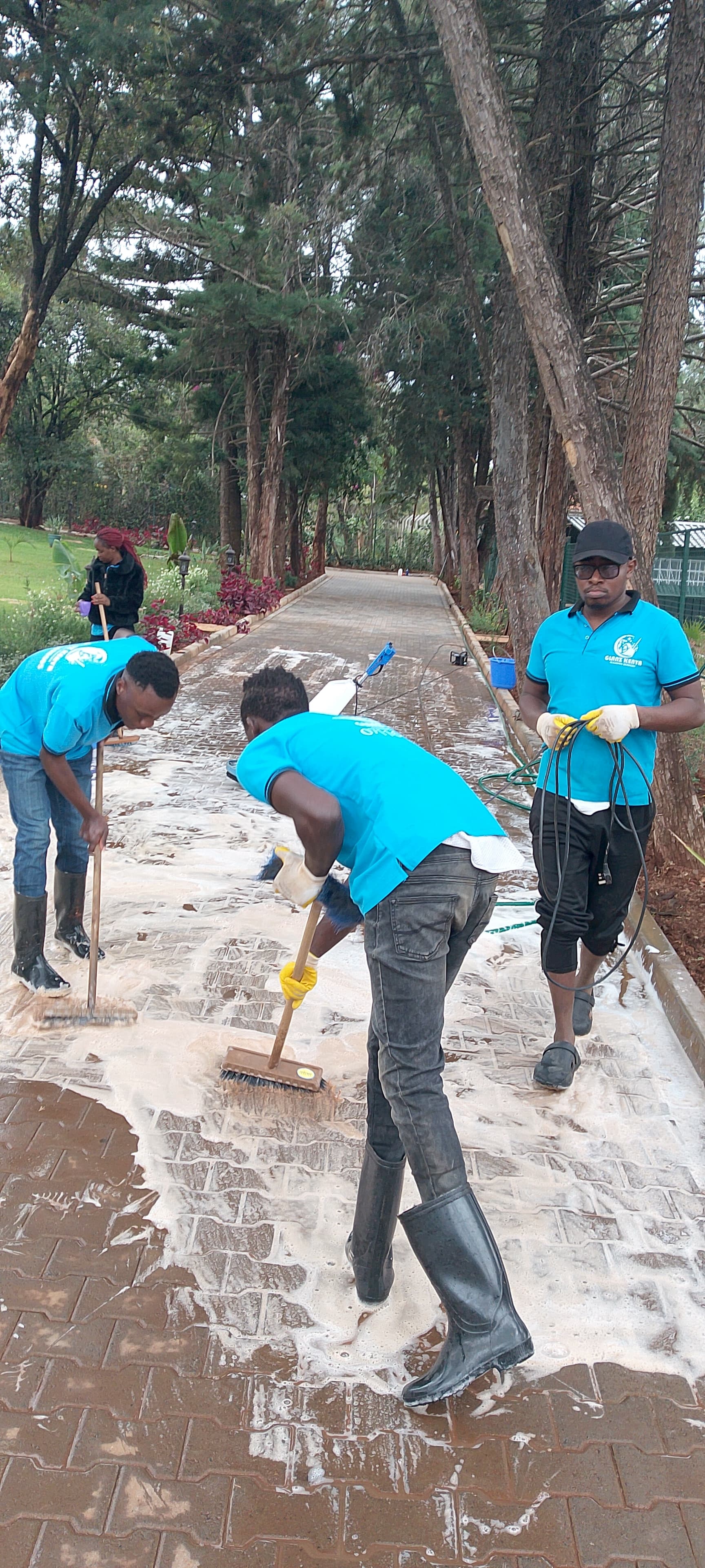 Cabro cleaning Nairobi project 3
