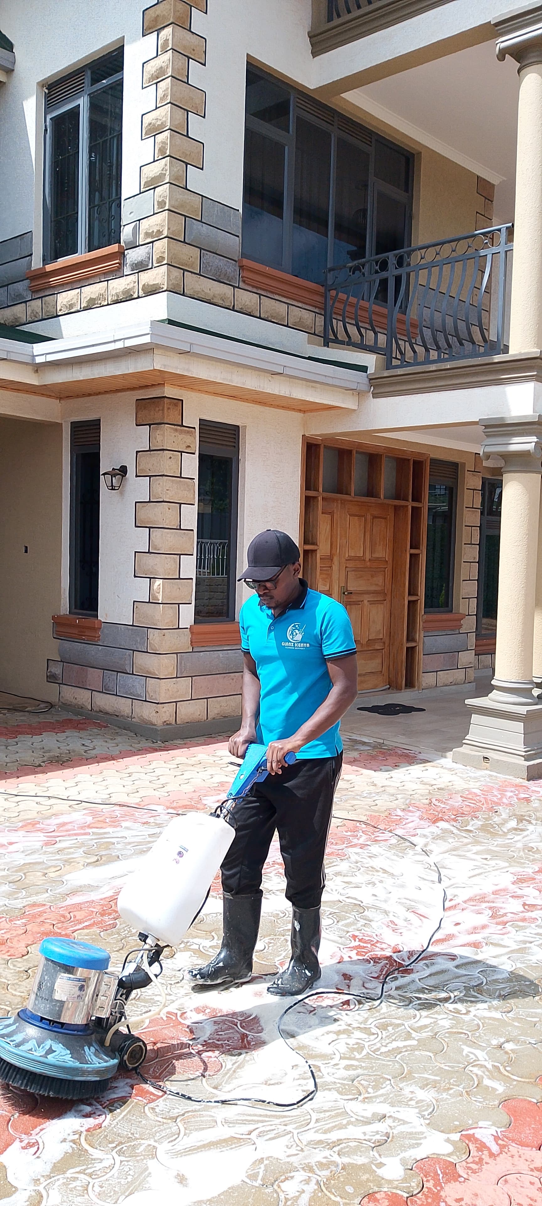 Cabro cleaning Nairobi project 4