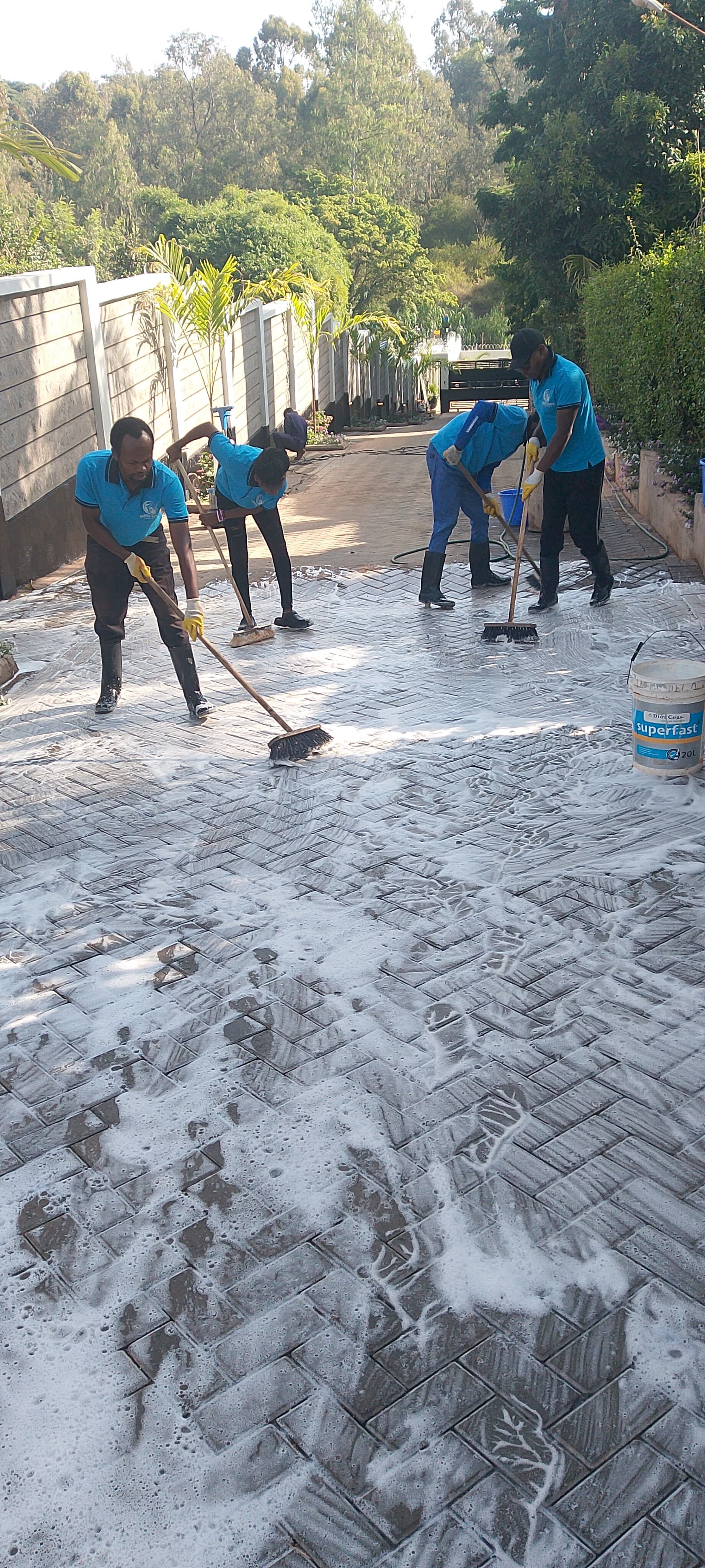 Cabro cleaning Nairobi project 5
